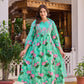 Sea green cross stitch 3pc suit