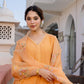 Pastel orange suit