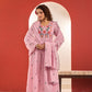 Floral embroidery Rose Mul cotton suit