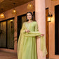 Mint Mirage Chanderi Suit Set