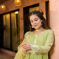 Mint Mirage Chanderi Suit Set