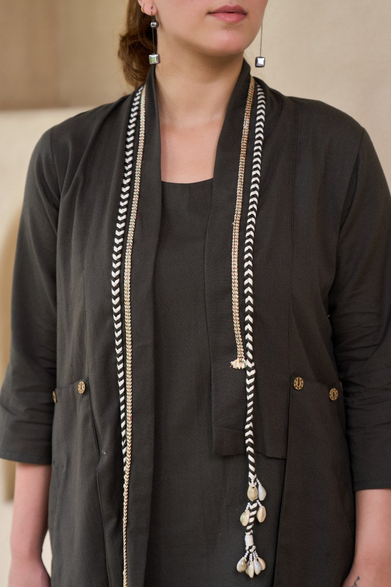 Grey Three Piece Shell Co ord Set