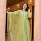 Mint Mirage Chanderi Suit Set