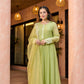 Mint Mirage Chanderi Suit Set