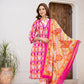 Cotton digital printed suit
