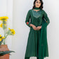 Mirror embroidery mulchanderi suit