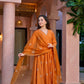 Amber Dusk Mul Chanderi Suit Set