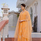 Pastel orange suit