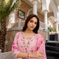 Pink Glow Cotton Suit