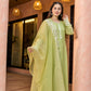 Mint Mirage Chanderi Suit Set