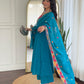 Premium Cotton embroidered suit