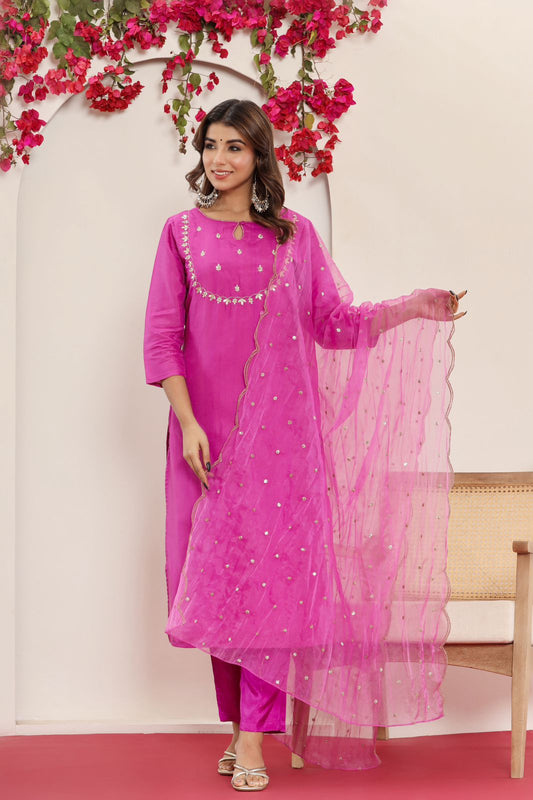 Russian silk Suit Set