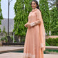Coral Charm Chanderi Suit Set