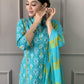 Premium Cotton embroidered suit set