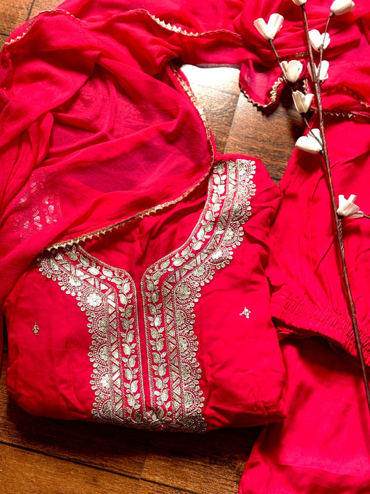 Rani Pink sparkle Suit