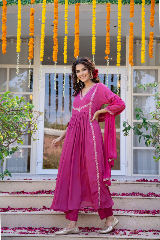 Chinnon Pink Suit Set