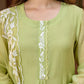 Mint Mirage Chanderi Suit Set