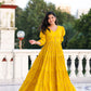 Sunshine Yellow Long Frock PC653N