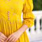 Sunshine Yellow Long Frock PC653N