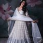 TRIVENI ORGANZA ANARKALI DRESS BK633N