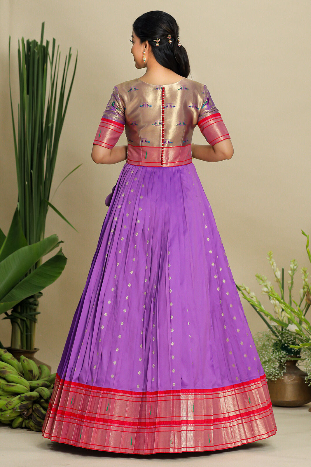 VaijayantiMala Pethani Dress PC838N