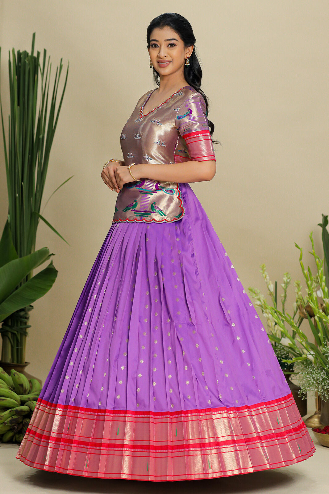 VaijayantiMala Pethani Dress PC838N