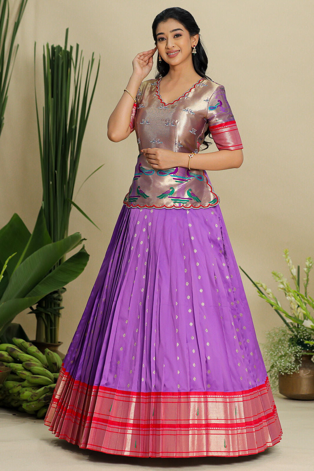 VaijayantiMala Pethani Dress PC838N