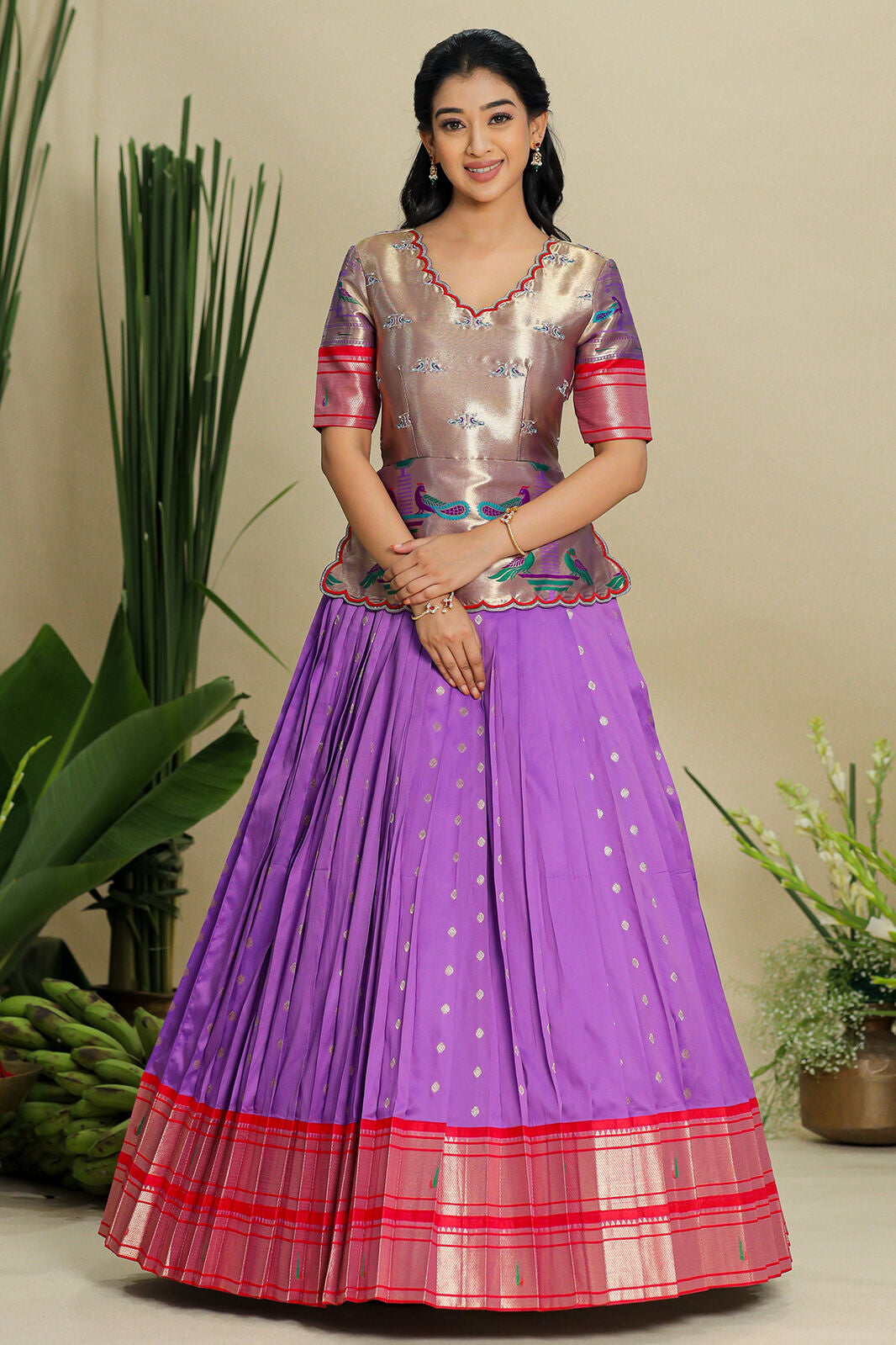 VaijayantiMala Pethani Dress PC838N