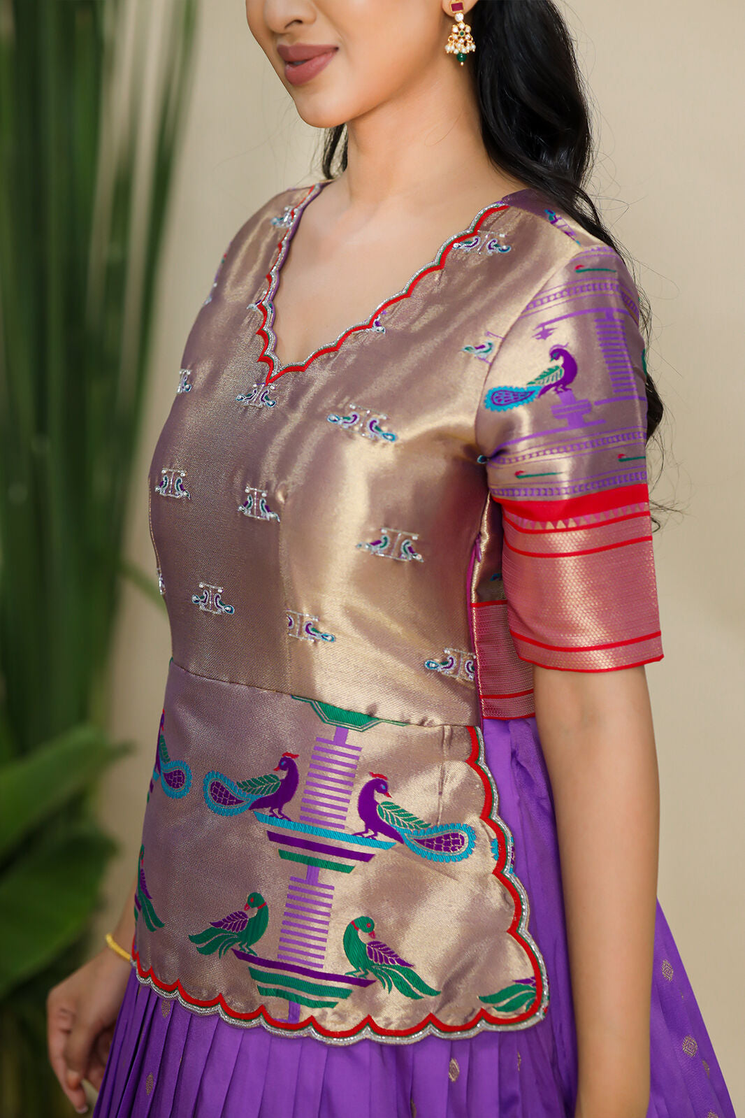 VaijayantiMala Pethani Dress PC838N