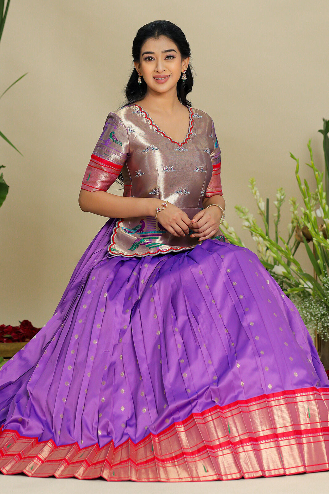 VaijayantiMala Pethani Dress PC838N