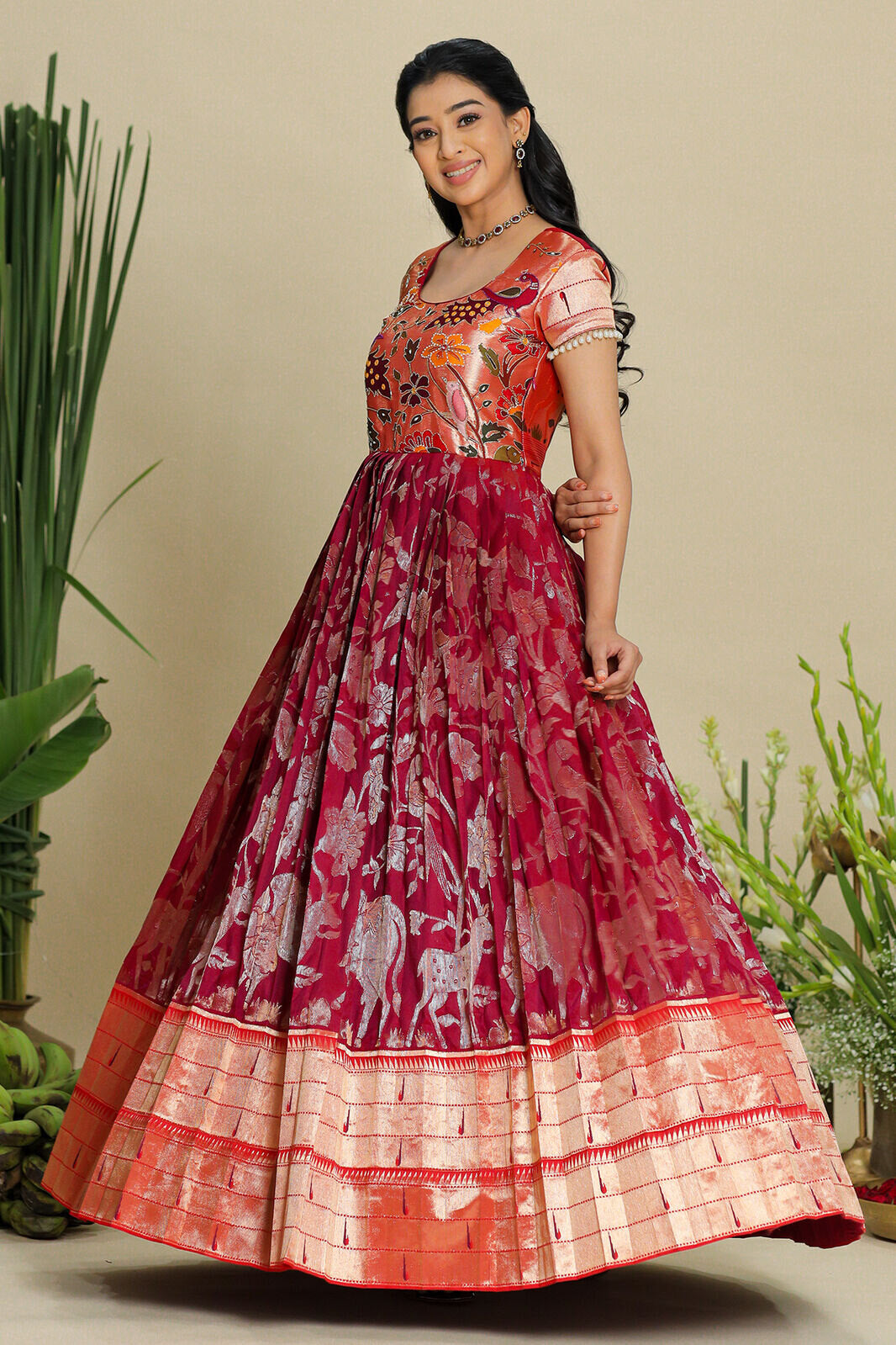 Vihangi Pethani Zari Dress PC837N