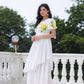 White Marigold Long Frock PC913N