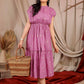 Zoya Summer Midi Dress in Lilac PC824