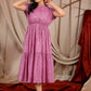 Zoya Summer Midi Dress in Lilac PC824