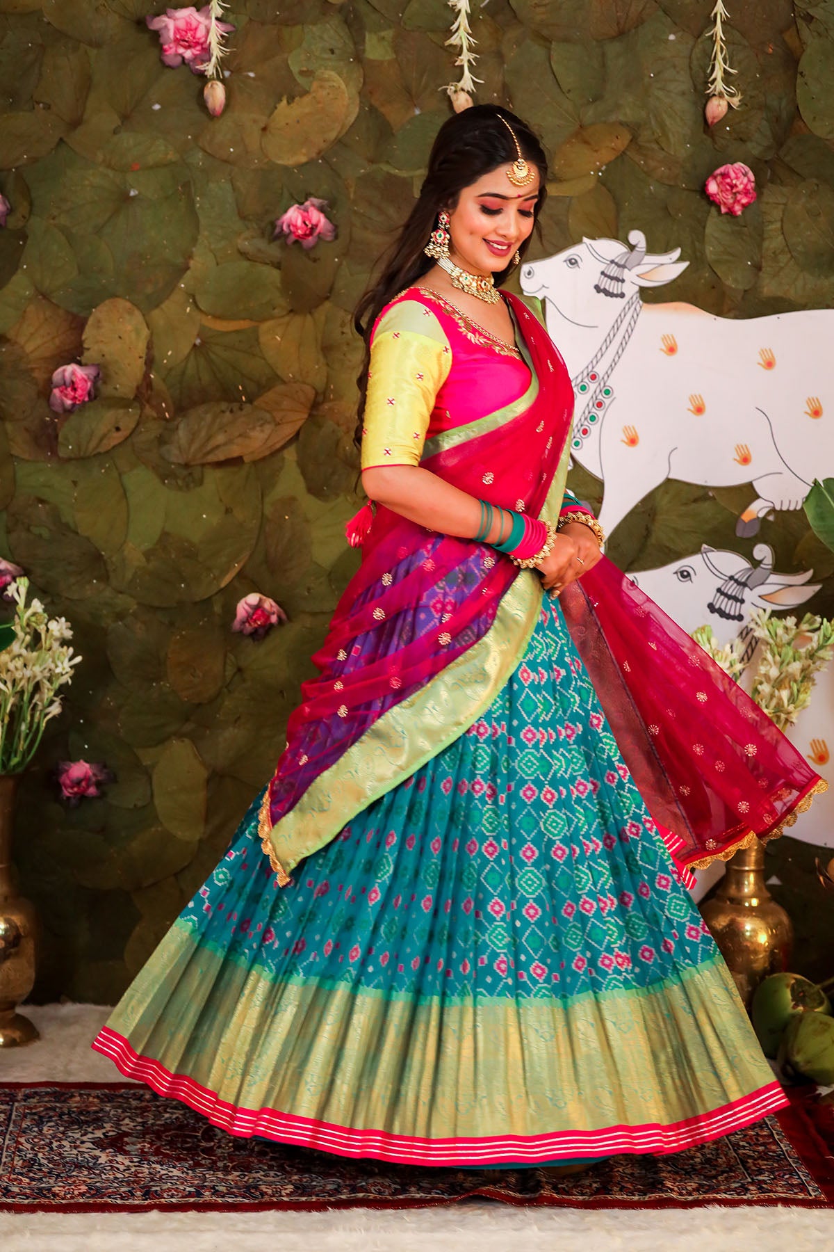 Buy Pink Lehenga Choli Sets for Women by Halfsaree Studio Online | Ajio.com