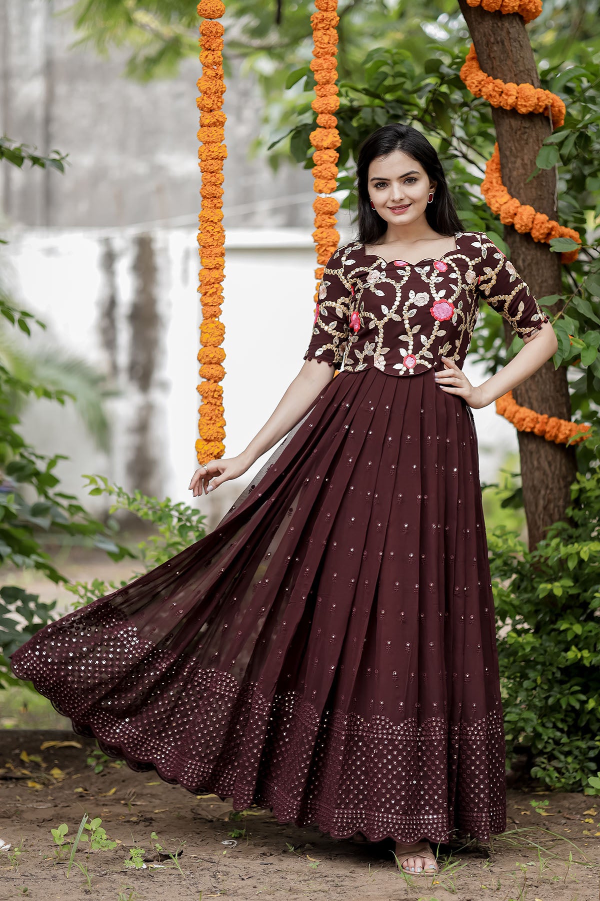 Charu sheela dress Bk511n