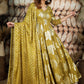 Olive Jeqcard Anarkali Dress BK610N