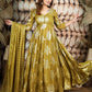 Olive Jeqcard Anarkali Dress BK610N